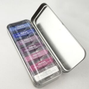 ⭐️3/ $30⭐️ Claire's Glitter Hair Chalk 7 Colours Tin Pack